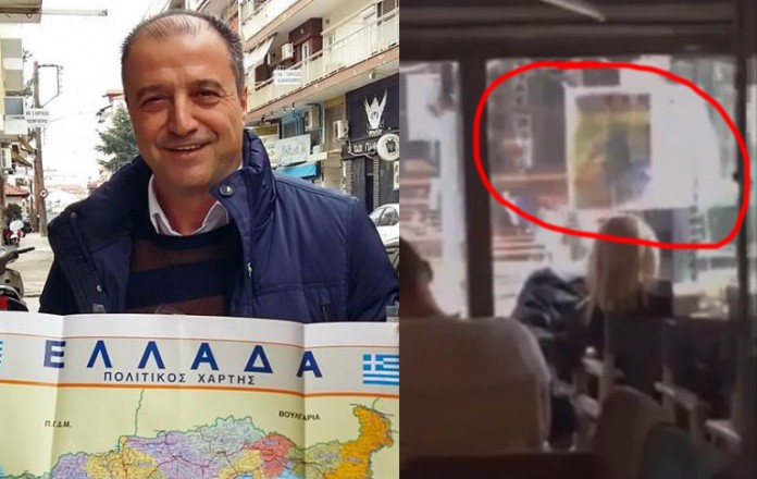 You are currently viewing Γιαννιτσά: Ο Ηλίας Πλιόγκας κόλλησε τον χάρτη της Μακεδονίας στο τζάμι καφετέριας που καθόταν η Τζάκρη (Video)
